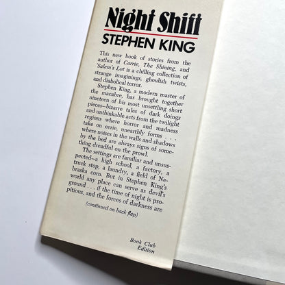 Night Shift Stephen King Hardcover Book *1st Book Club* 1978 Doubleday