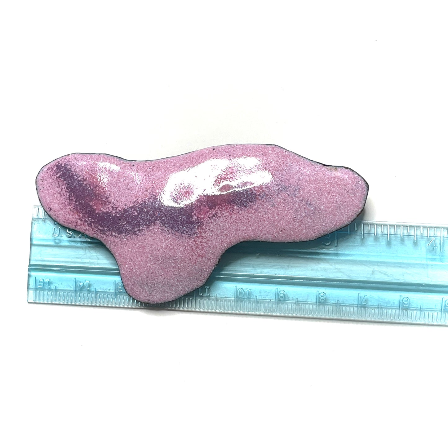 Enamel Abstract Art - Vintage Pin 3.25"