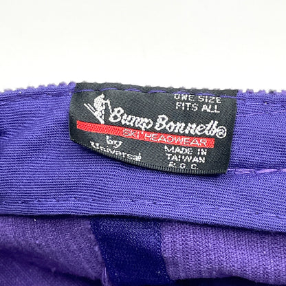 Keystone Ski Resort Corduroy Vintage Velcro Strapback Hat - Purple