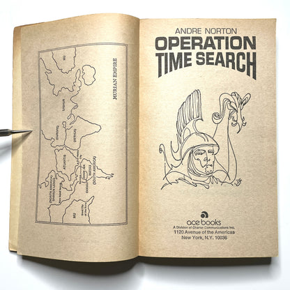 Operation Time Search by Andre Norton (1967) - Vintage 60s Sci-Fi Paperback Book