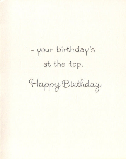 Birthday - Grocery List - Vintage Greeting Card