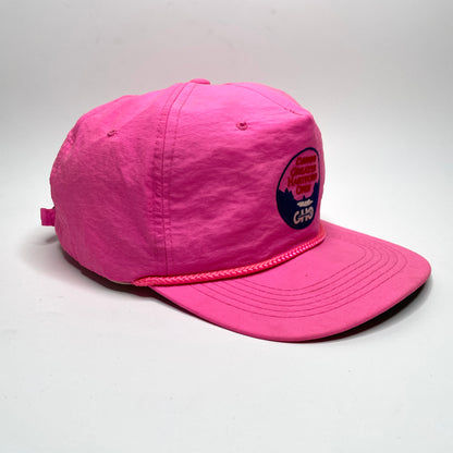 Canon Greater Hartford Open 90s Vintage Strapback Rope Hat - Hot Pink