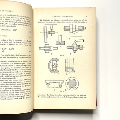 Principles of Mechanism 1934 Illustrated Hardcover Book