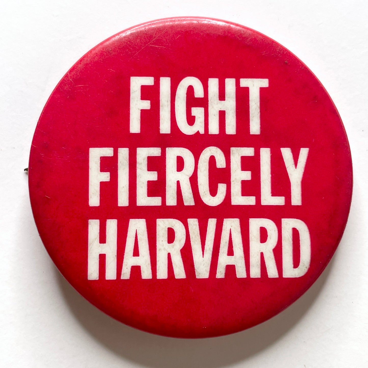 Fight Fiercely Harvard 50s Vintage Pinback Button 1.75"