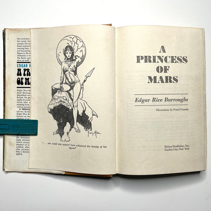 A Princess of Mars by Edgar Rice Burroughs (1912) - Vintage 70s Sci-Fi Book