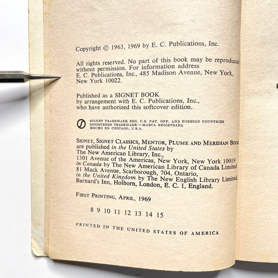 Good 'N' Mad 1969 Paperback Comic Book