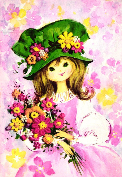 Greetings - Special Thoughts - Vintage Greeting Card