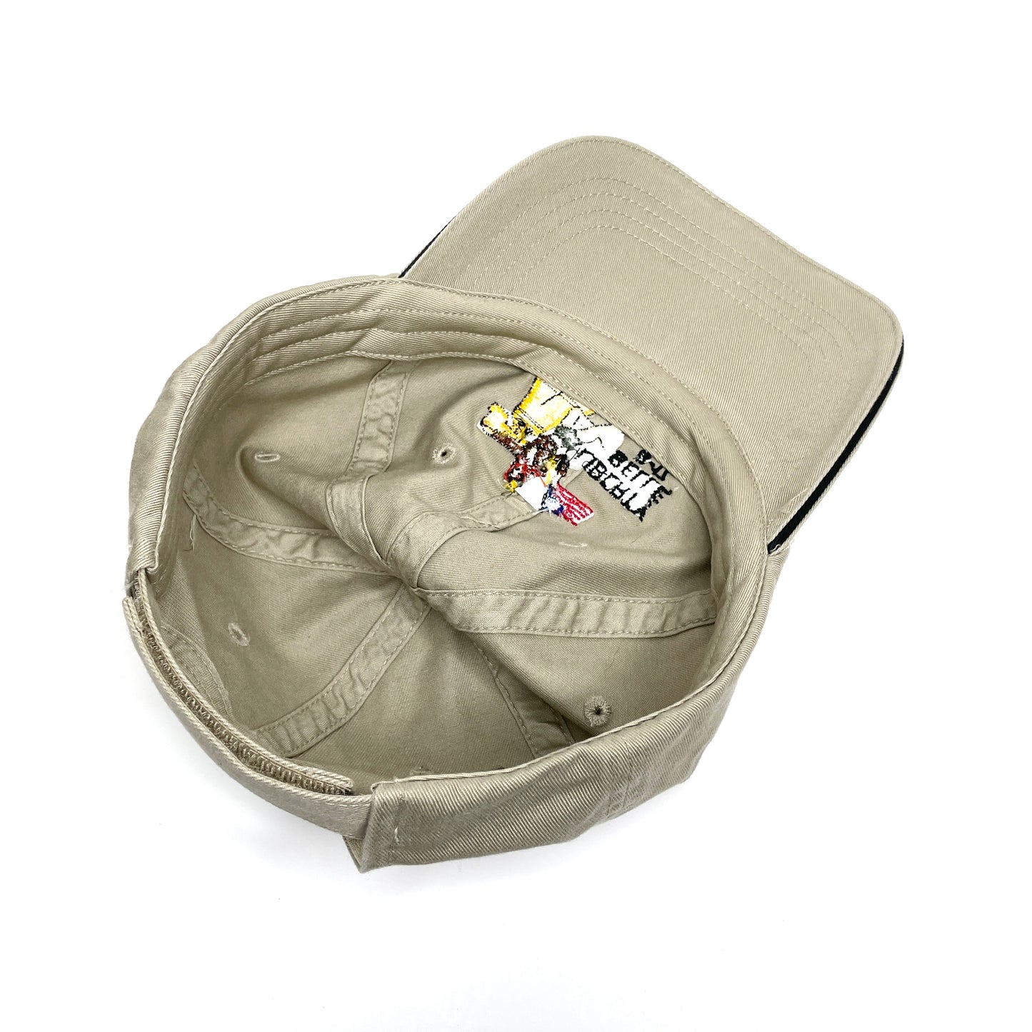 Liberty Belle B-17 Airforce WWII Vintage Strapback Hat - Beige