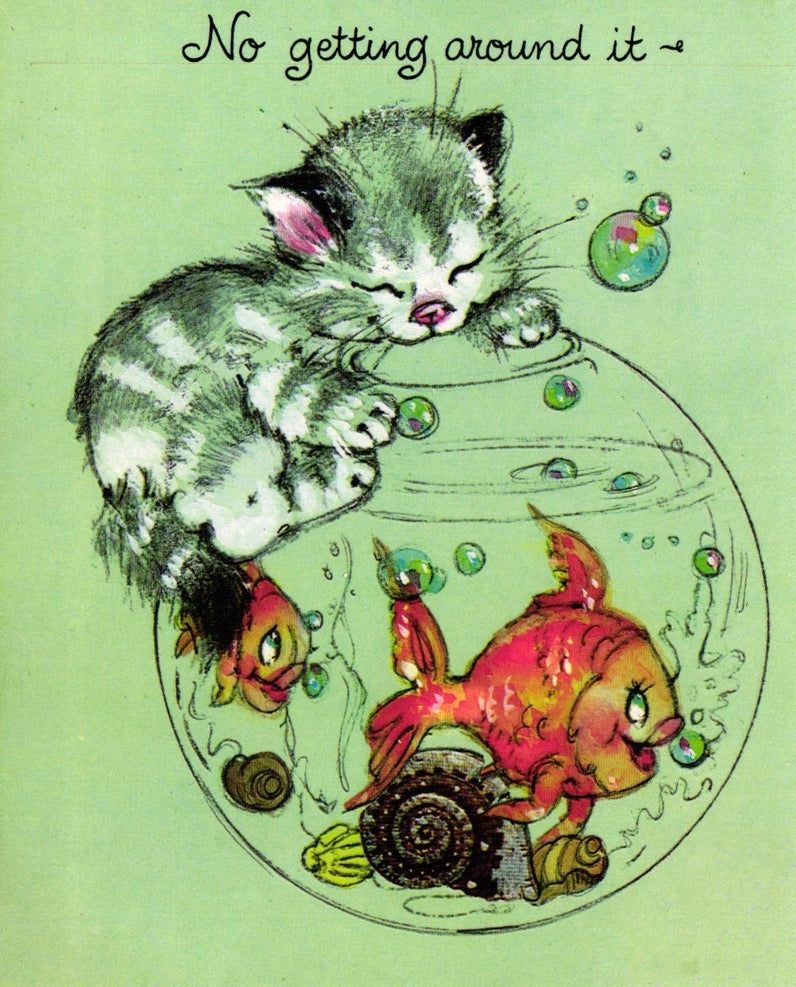 Greetings - Favorite People - Vintage Greeting Card