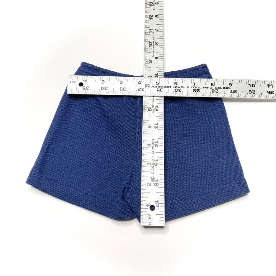Navy Blue Knit Shorts 12M
