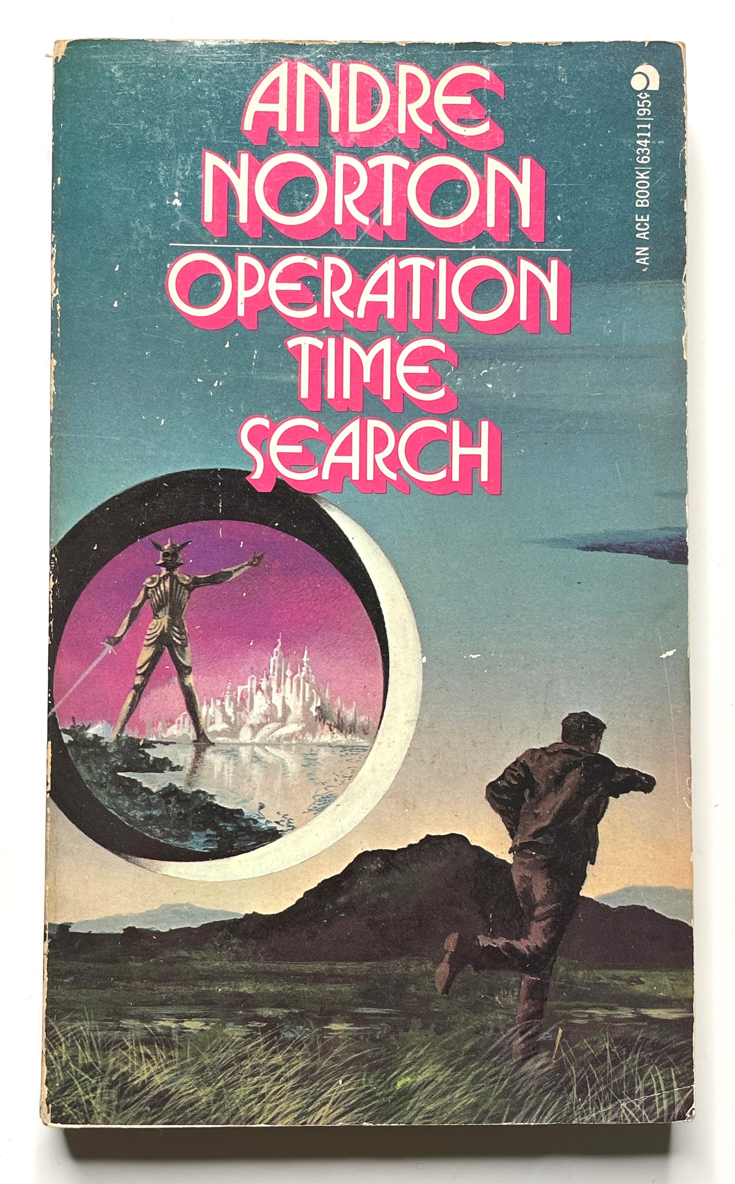 Operation Time Search by Andre Norton (1967) - Vintage 60s Sci-Fi Paperback Book