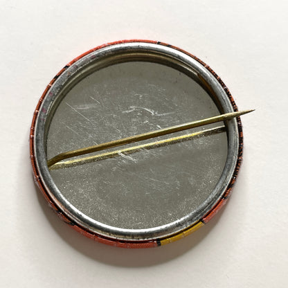 Pop Art Style 1 80s Vintage Pinback Button 1.75"