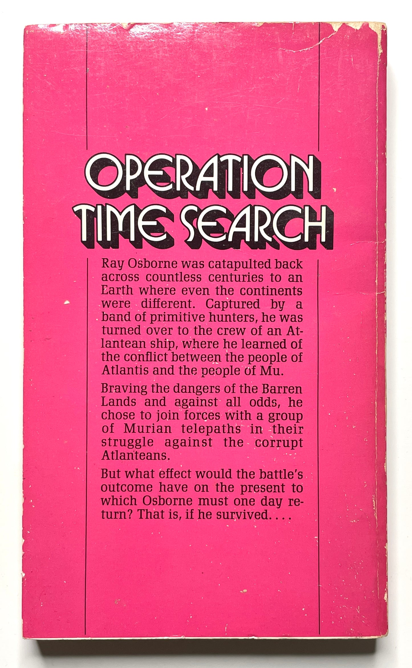 Operation Time Search by Andre Norton (1967) - Vintage 60s Sci-Fi Paperback Book