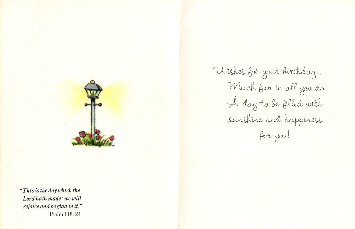 Birthday - Accordion Singer - Vintage Greeting Card - 1979 Little Helpers