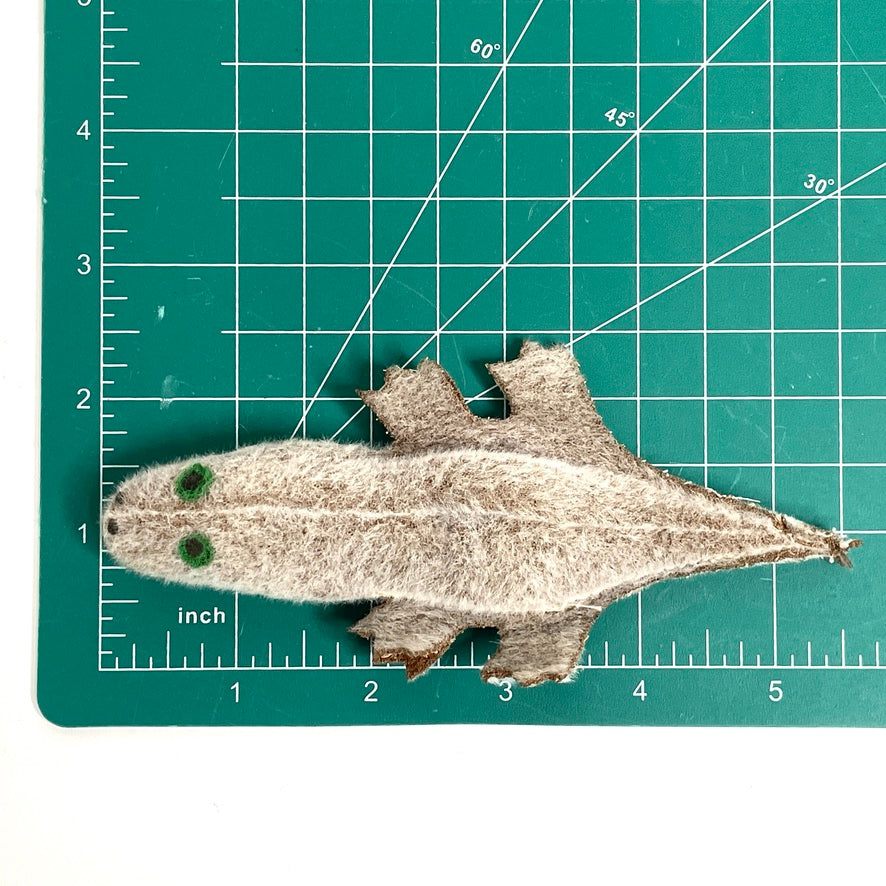 Vintage Handmade Alligator Brooch