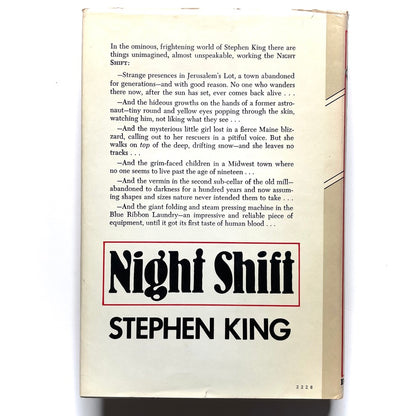 Night Shift Stephen King Hardcover Book *1st Book Club* 1978 Doubleday