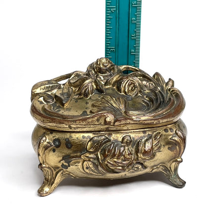 Jenning Bros Antique Openwork Jewelry Casket 104