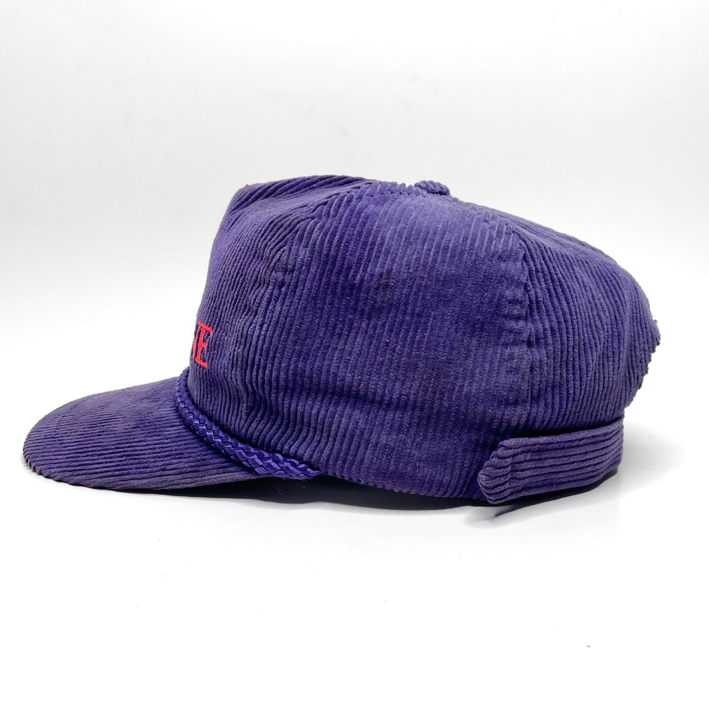 Keystone Ski Resort Corduroy Vintage Velcro Strapback Hat - Purple