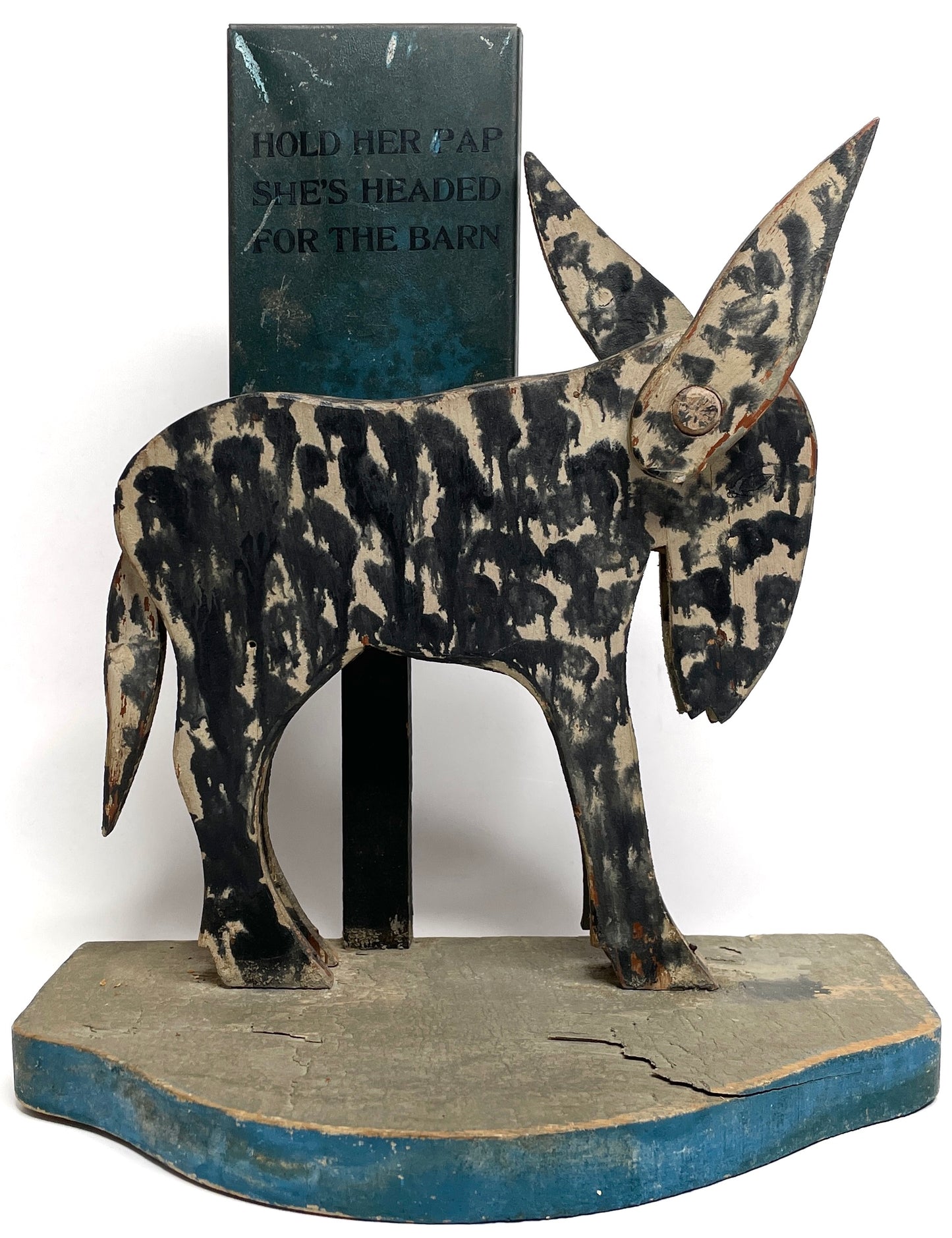 Missouri Mule Mfg. Co. Folk Art Cigarette Dispenser