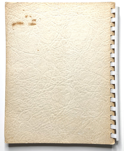 Kitchen Kapers Cookbook 1960 Southbury CT - 60s Vintage Spiral Bound Illustrated Recipe Book