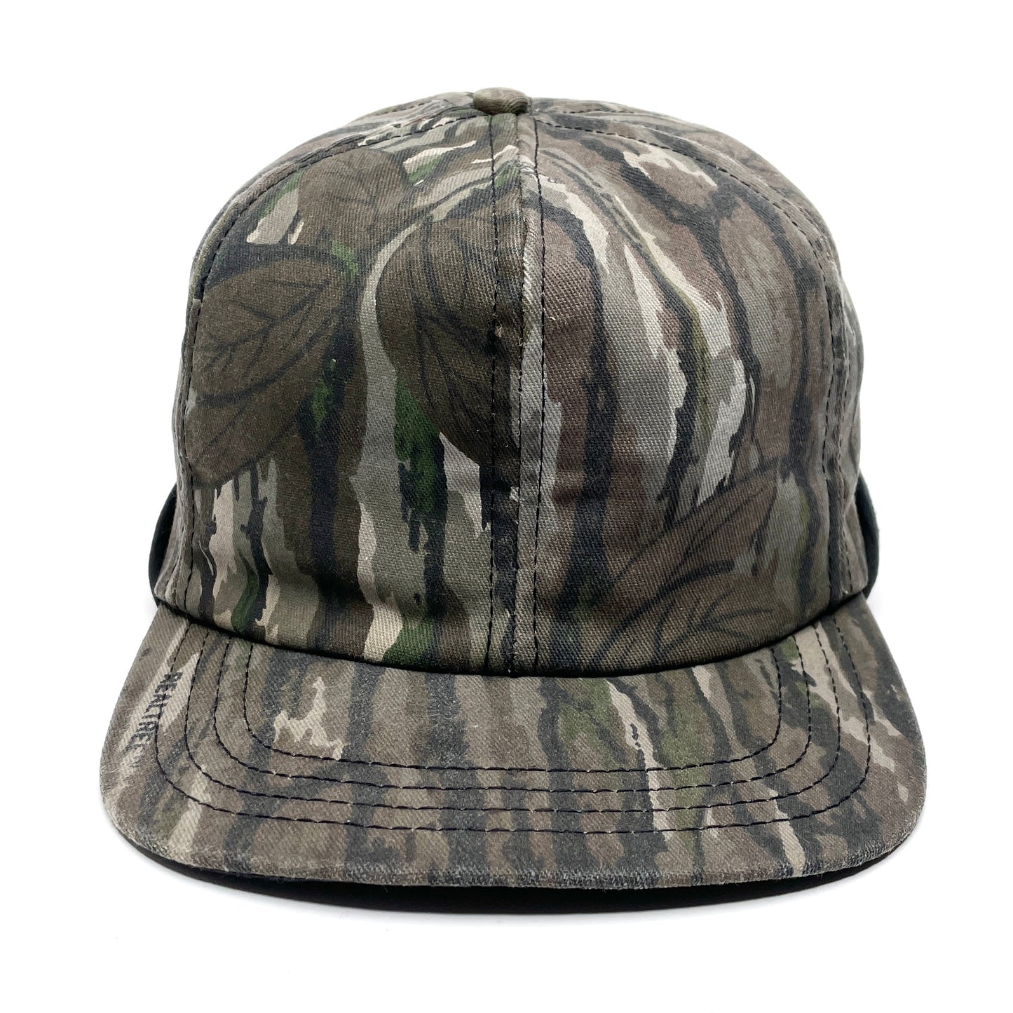 Realtree Insulated Hunting Cap w/ Ear Flaps Vintage Winter Hat - Camo