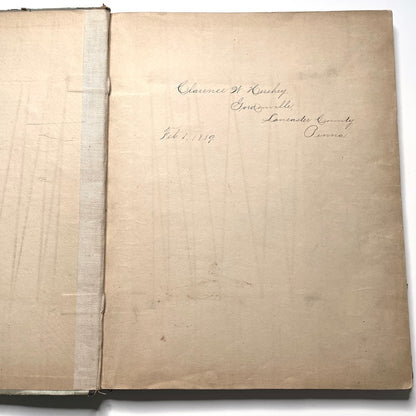 Warren's Physical Geography By D. M. Warren 1873 Cowperthwait & Co. - Antique Hardcover Illustrated Book