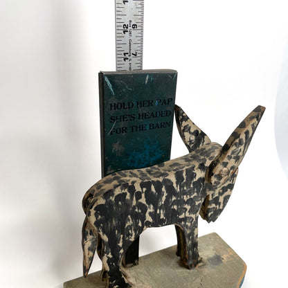 Missouri Mule Mfg. Co. Folk Art Cigarette Dispenser