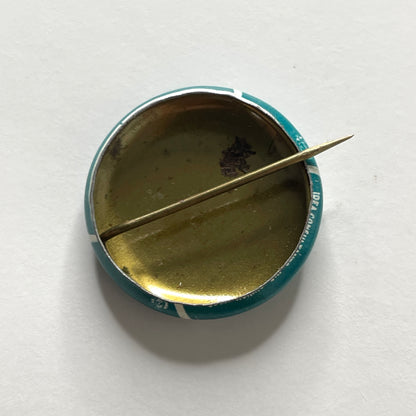 I Believe In Brooke Political Campaign 60s Vintage Pinback Button ~1"