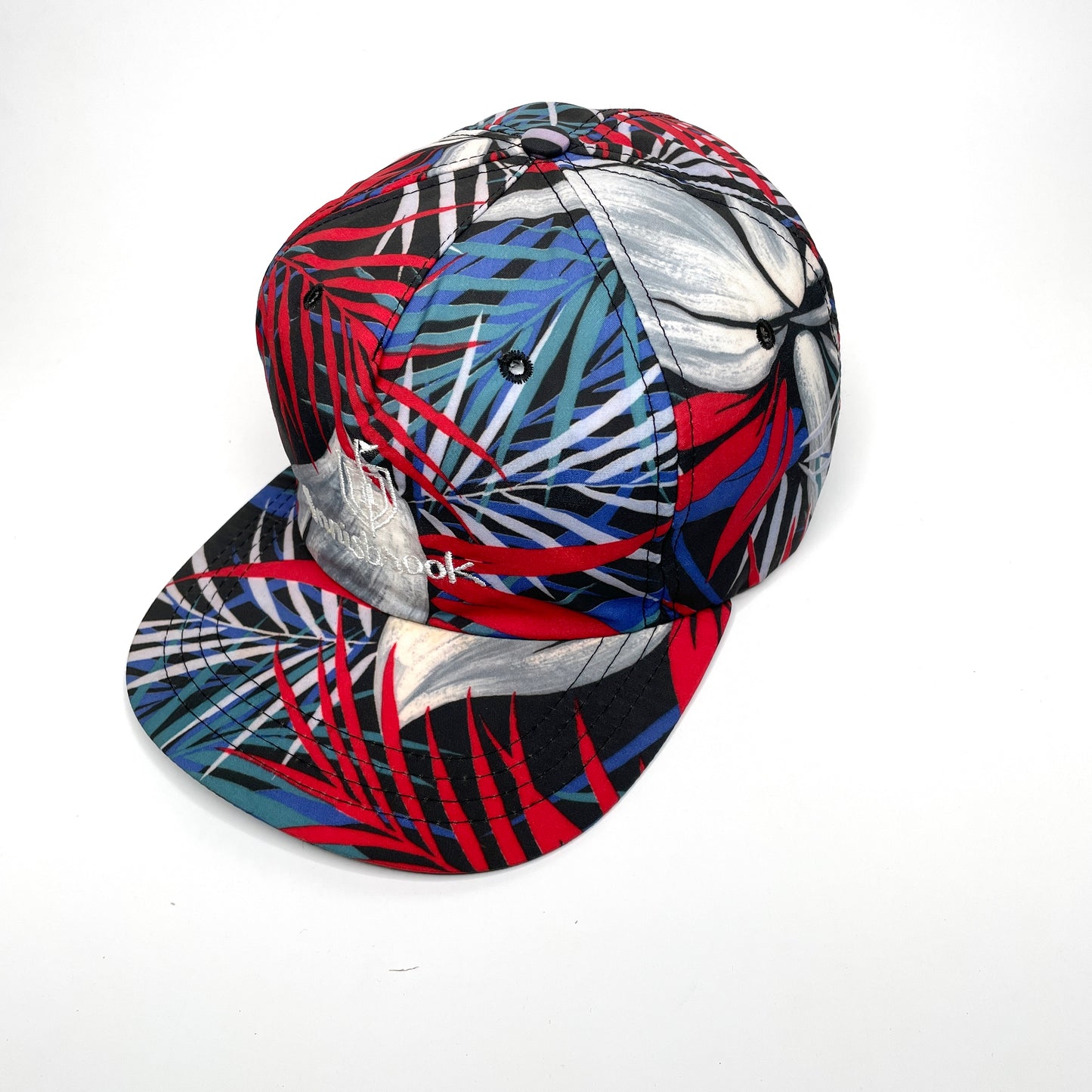 Innisbrook FL Tropical Pattern Vintage Strapback Hat - Palm Fronds