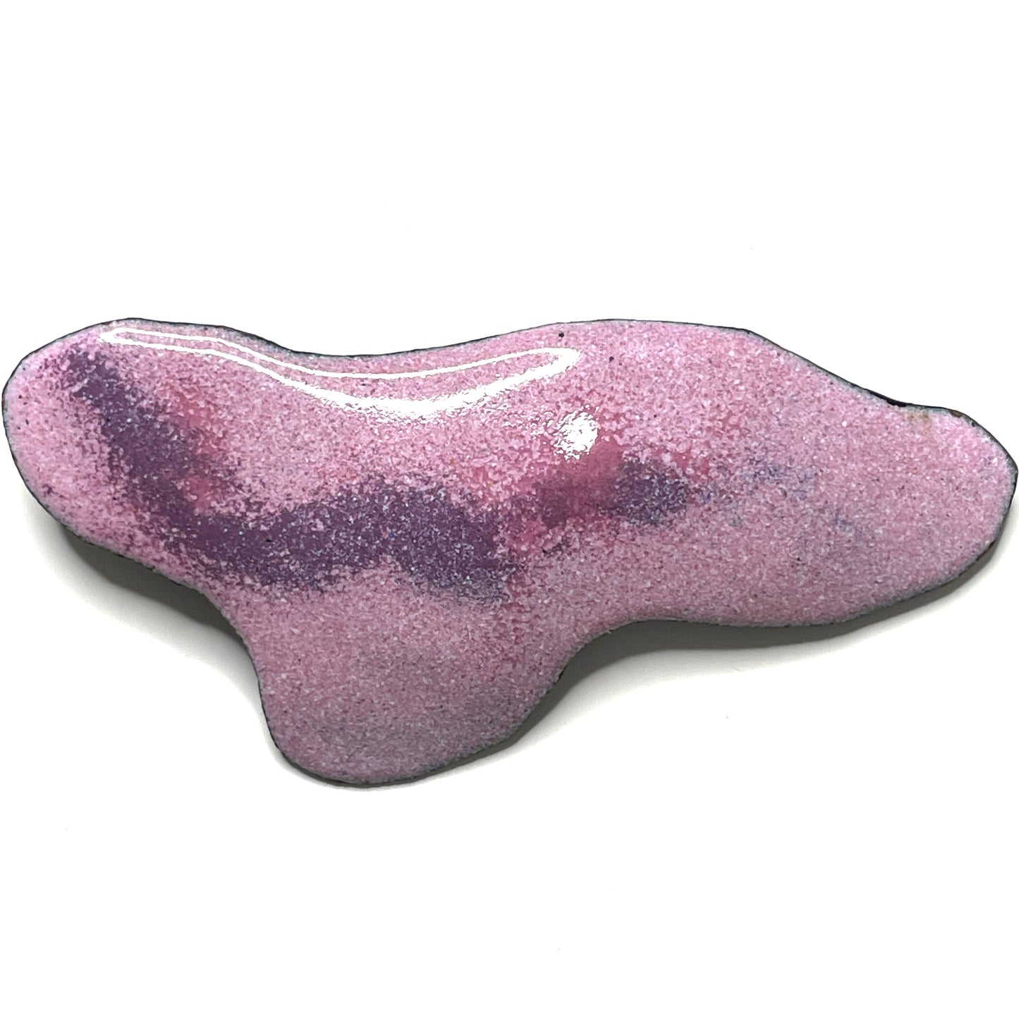 Enamel Abstract Art - Vintage Pin 3.25"