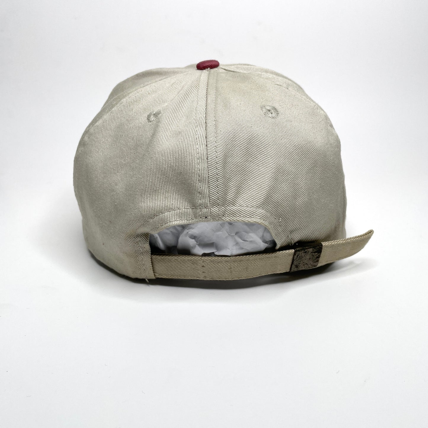 Colorado Souvenir Canvas Vintage Strapback Hat - Beige