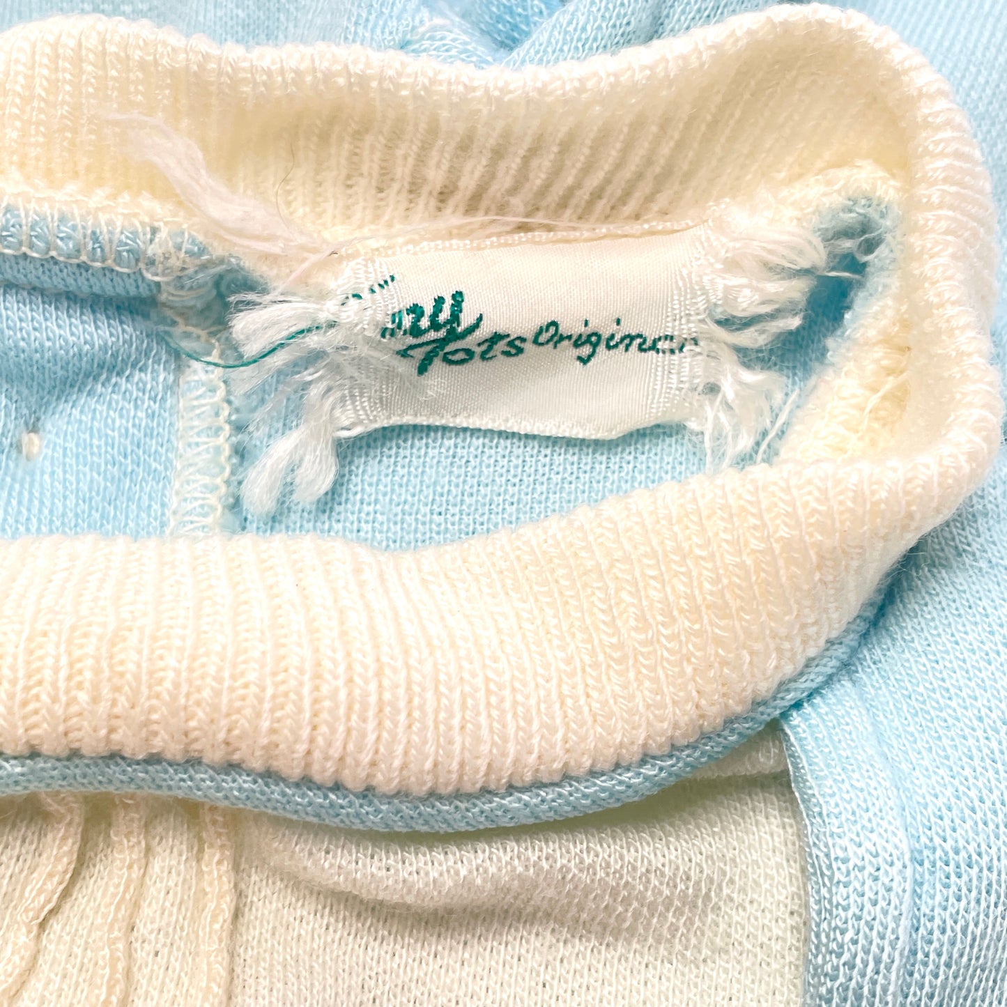 Train Embroidery Blue & White Onesie 18M