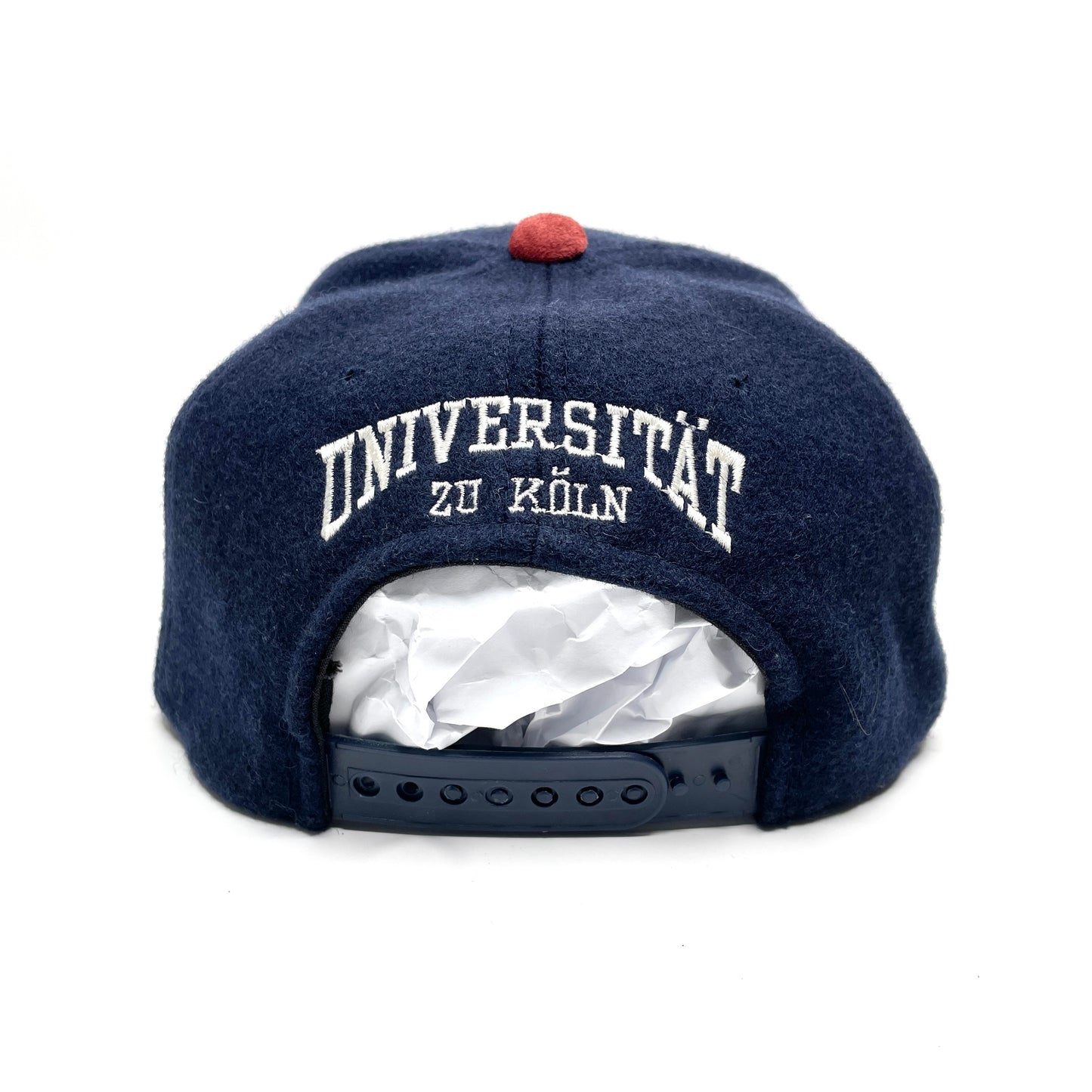 Universität zu Köln (University of Cologne) Vintage Wool Snapback Hat - Navy