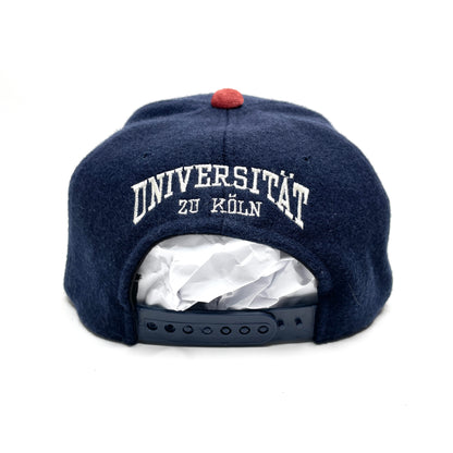 Universität zu Köln (University of Cologne) Vintage Wool Snapback Hat - Navy