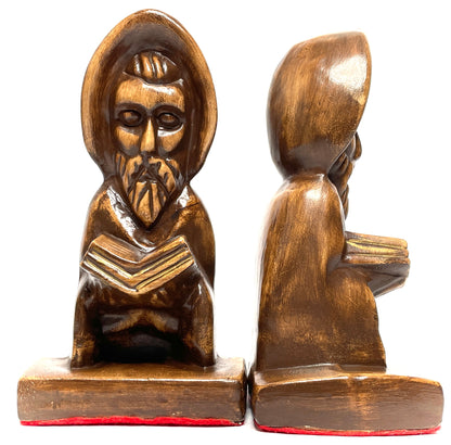 Yozie Mold Midcentury 'Medieval Monks' Bookends