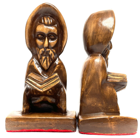 Yozie Mold Midcentury 'Medieval Monks' Bookends