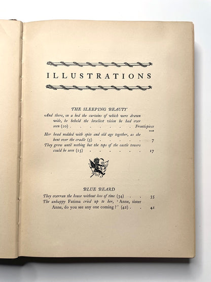 The Sleeping Beauty and Other Fairy Tales c. 1910 - Antique Hardcover, Illustrated