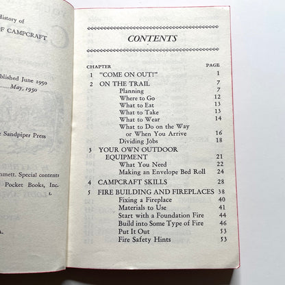 Your Own Book of Campcraft 1950 Illustrated