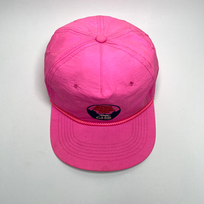 Canon Greater Hartford Open 90s Vintage Strapback Rope Hat - Hot Pink