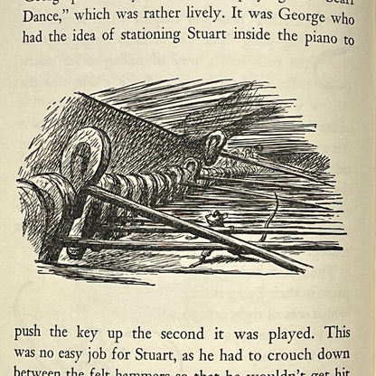 Stuart Little 1945 Illustrated Hardcover Book - Early Print