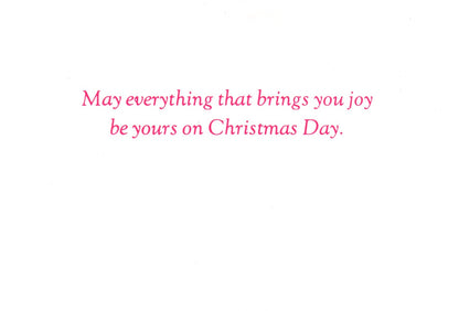 Christmas - Small Note - Vintage Greeting Card