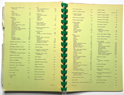 St. John's Divine Salads 1981 Tumon Bay, Guam, Mariana Islands - 80s Vintage Spiral Bound Illustrated Recipe Book