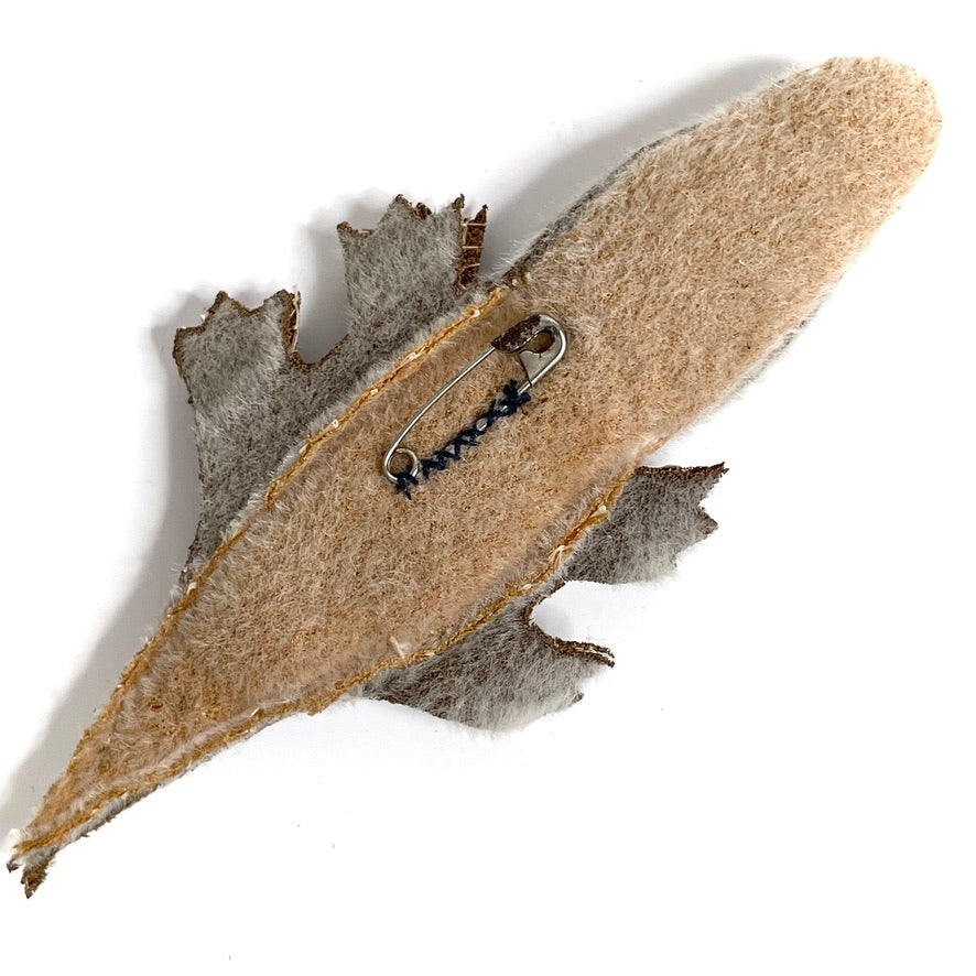 Vintage Handmade Alligator Brooch