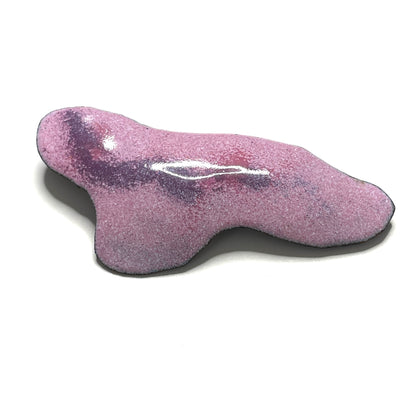 Enamel Abstract Art - Vintage Pin 3.25"