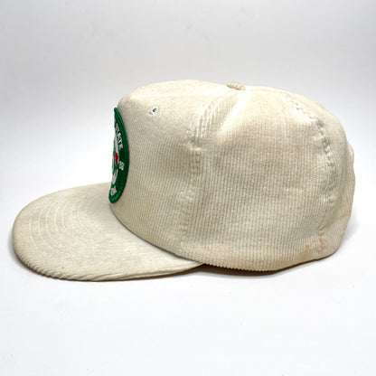 Michigan State Rose Bowl 1988 Corduroy Vintage Snapback Hat - White