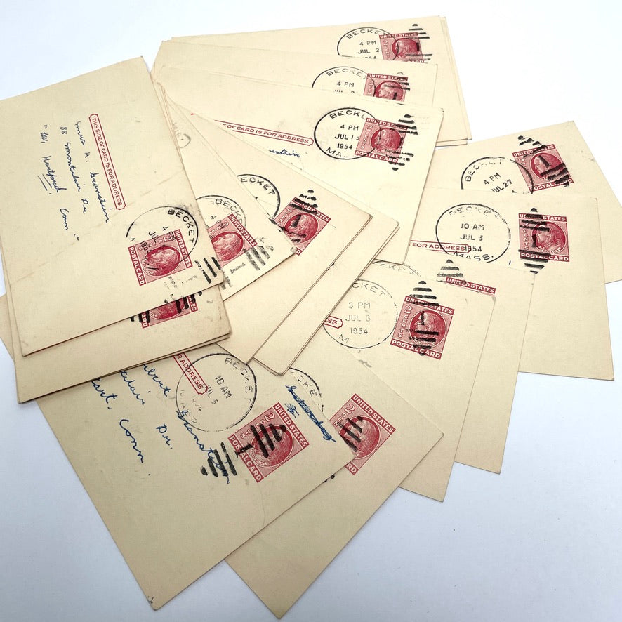 Estate Lot 1950s Connecticut Boy Scouts Letters, Photos & Ephemera