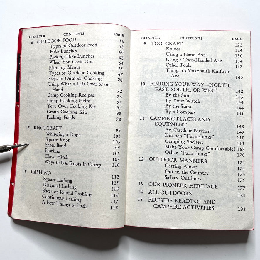 Your Own Book of Campcraft 1950 Illustrated