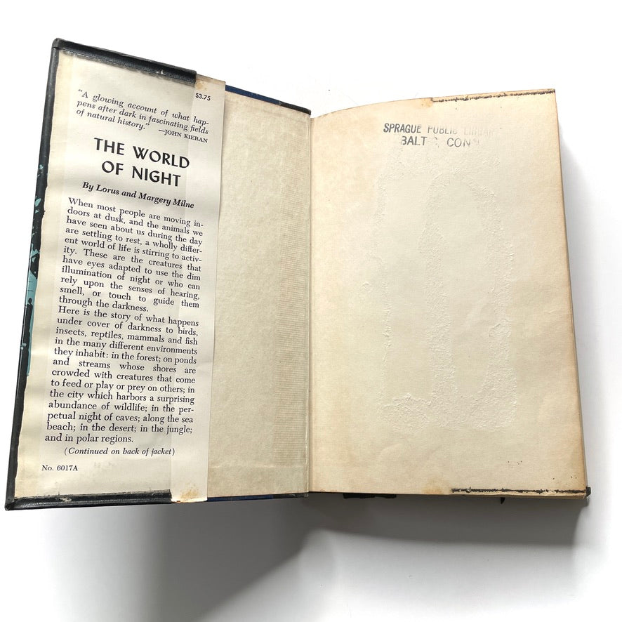 World of Night 1956 Illustrated Hardcover Book (Ex-Library)