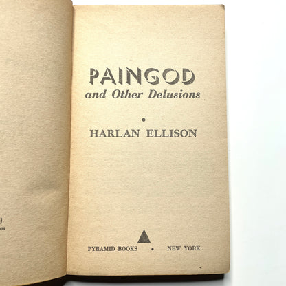 Paingod and Other Delusions by Harlan Ellison (1965) - Vintage 60s Sci-Fi Paperback Book