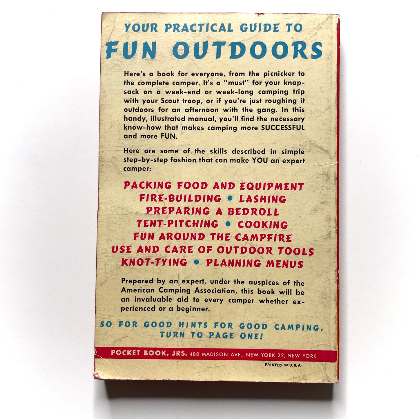 Your Own Book of Campcraft 1950 Illustrated